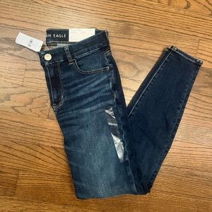 American Eagle high rise curvy long jeggings